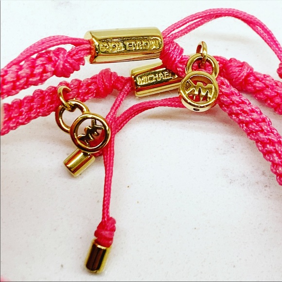 ONE LEFT: Michael Kors Crystal Macrame Friendship Bracelet - Picture 8 of 10